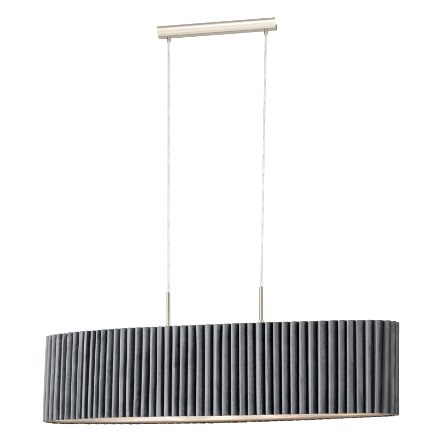Eglo - Lustr na lanku 2xE27/40W/230V šedá