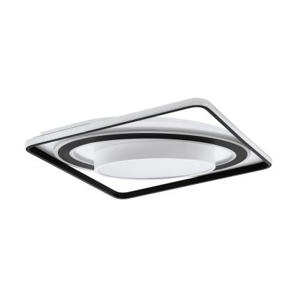 Eglo - LED Stmívatelné stropní svítidlo LED/21,5W/230V + LED/10,5W + LED/3W 3000-6500K černá + dálkové ovládání