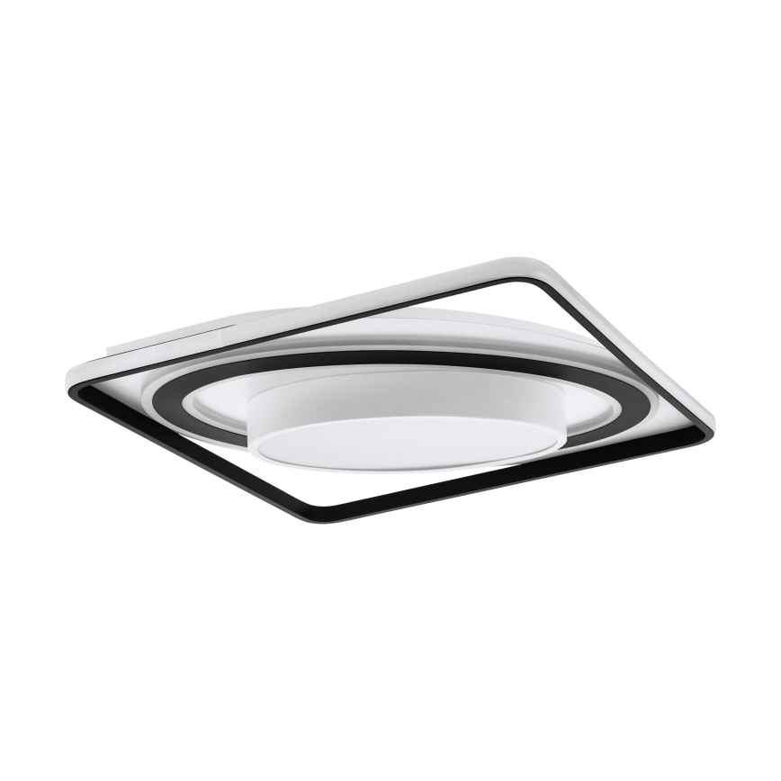 Eglo - LED Stmívatelné stropní svítidlo LED/21,5W/230V + LED/10,5W + LED/3W 3000-6500K černá + dálkové ovládání