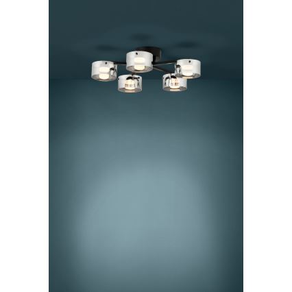 Eglo - LED Stmívatelný přisazený lustr 5xLED/5,4W/230V