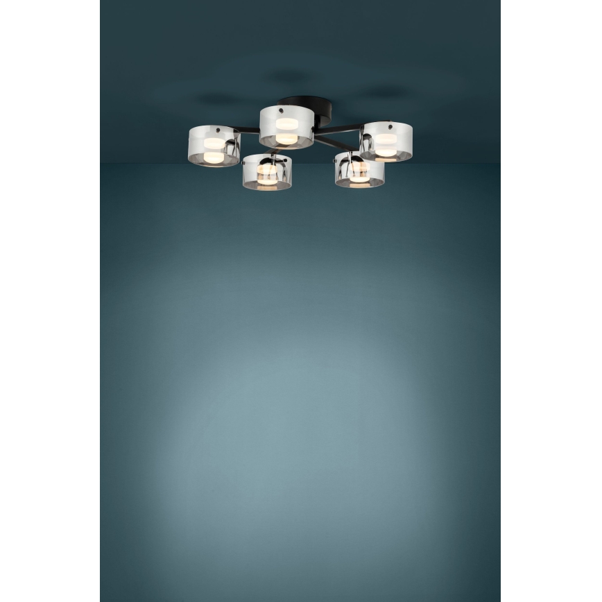 Eglo - LED Stmívatelný přisazený lustr 5xLED/5,4W/230V