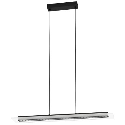 Eglo - LED Stmívatelný lustr na lanku LED/57,5W/230V 3000K černá + dálkové ovládání