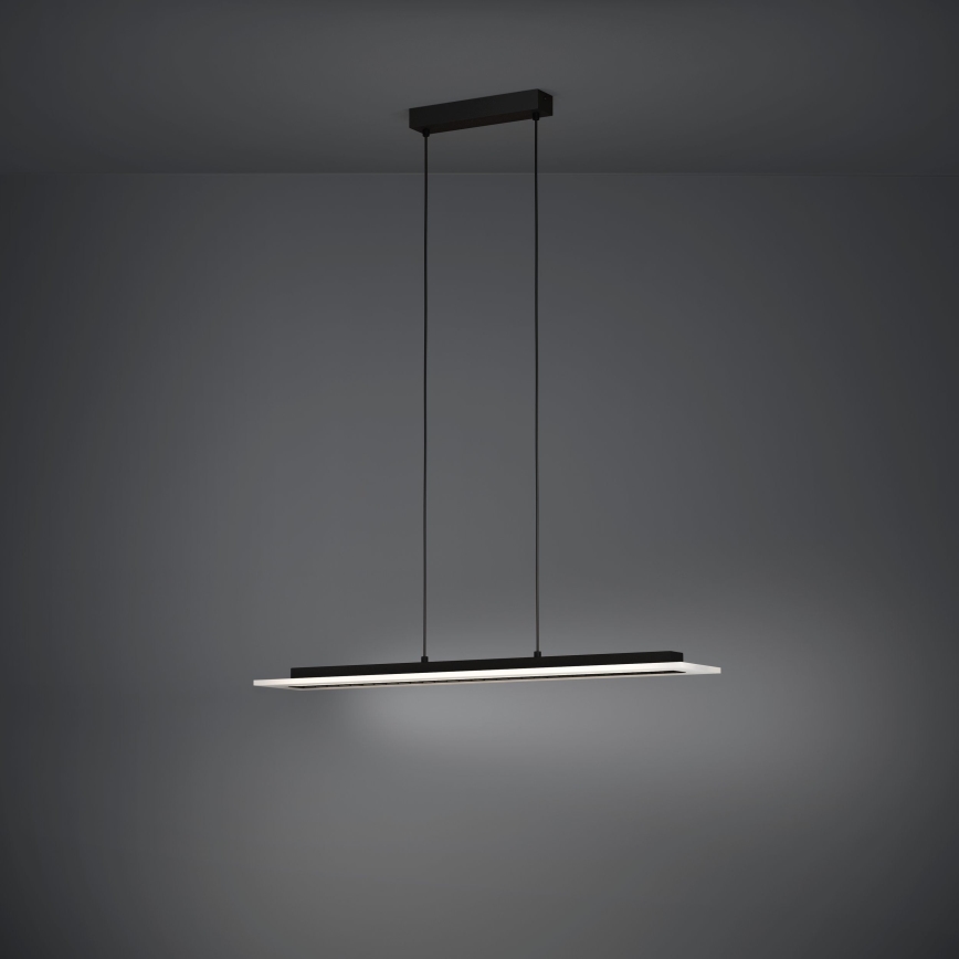 Eglo - LED Stmívatelný lustr na lanku LED/57,5W/230V 3000K černá + dálkové ovládání