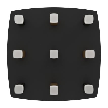 Eglo - LED Stmívatelné stropní svítidlo 9xLED/3,1W/230V 3000K antracit/zlatá