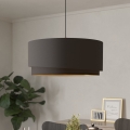 Eglo 39931 - Lustr na lanku MANDERLINE 1xE27/40W/230V hnědá/zlatá