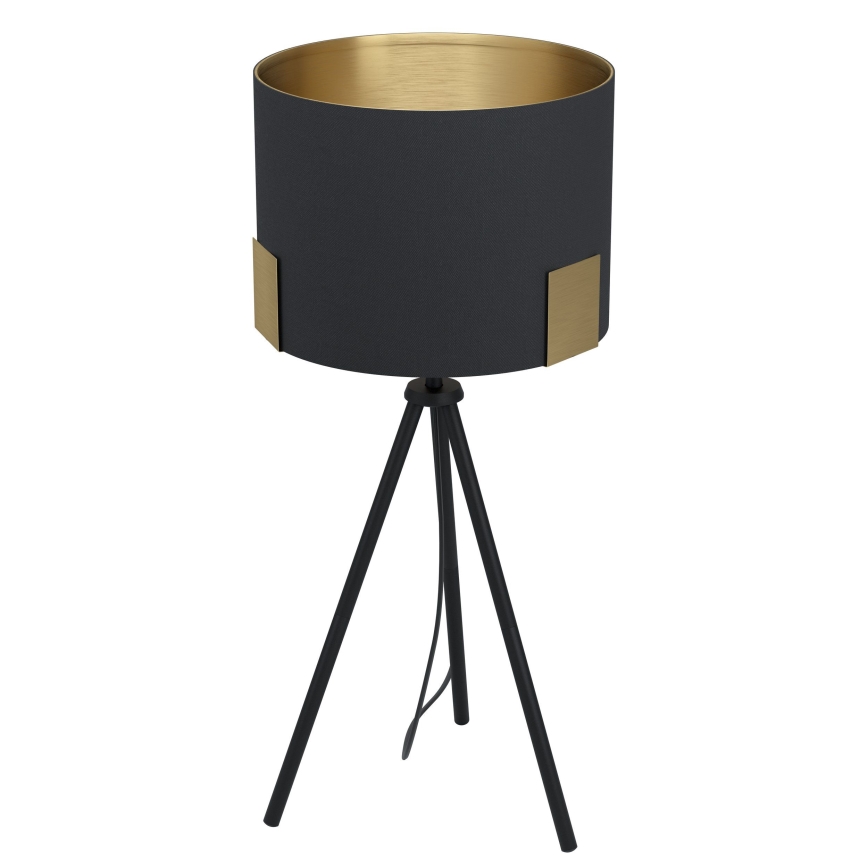 Eglo - Stolní lampa 1xE27/40W/230V černá/zlatá