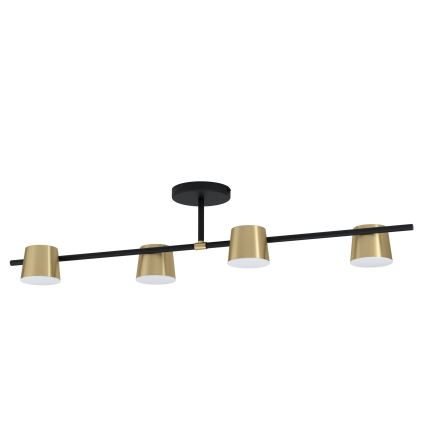 Eglo - LED Přisazený lustr 4xGU10/4,6W/230V 3000K zlatá