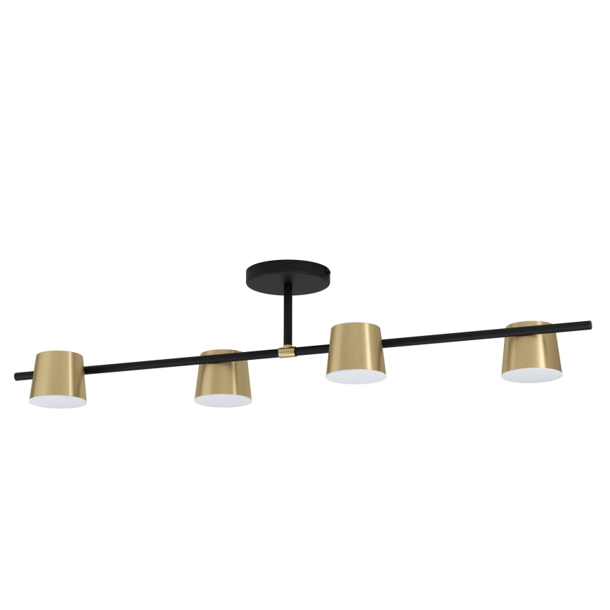 Eglo - LED Přisazený lustr 4xGU10/4,6W/230V 3000K zlatá