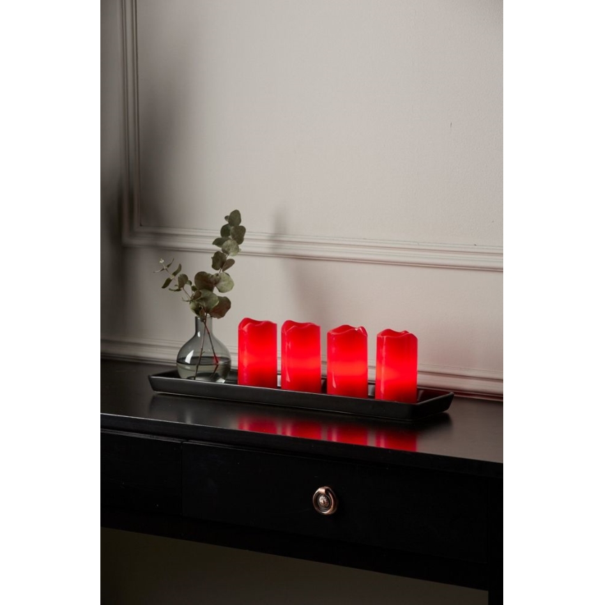 Eglo - SADA 4x LED Vánoční dekorace ADVENT LED/0,18W/2xCR2032 + DO