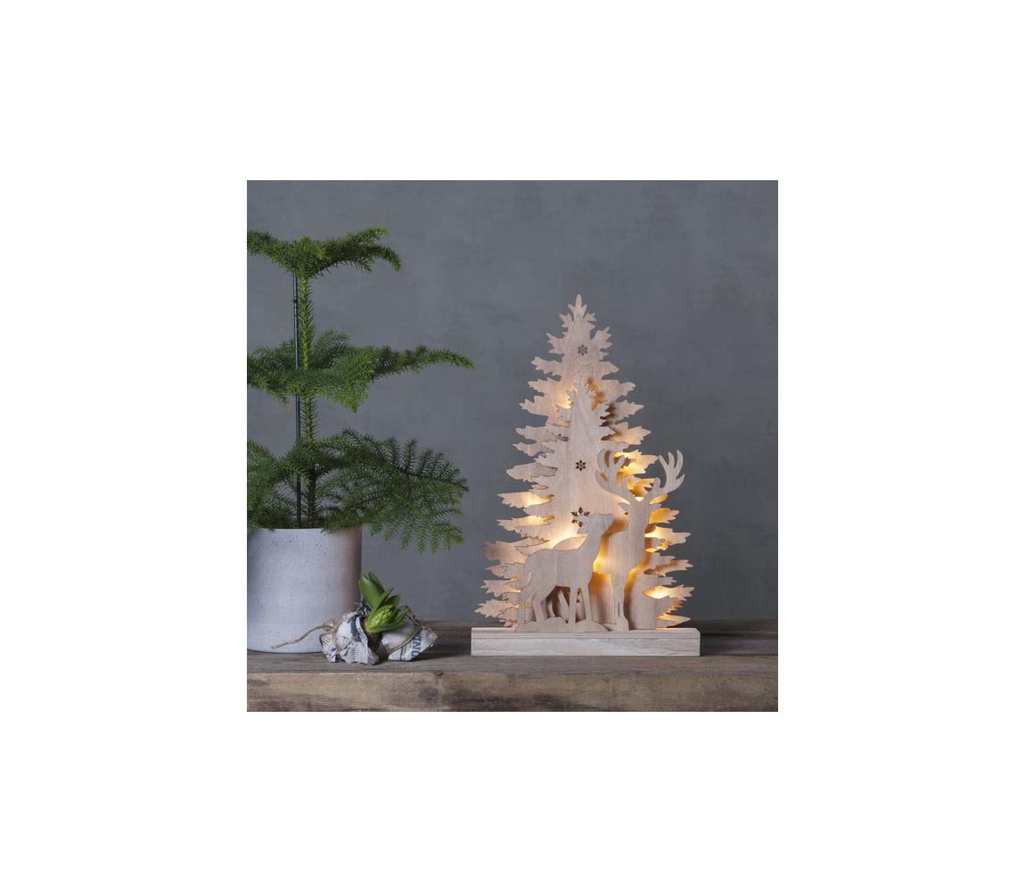 Eglo Eglo 410416 - LED Vánoční dekorace FAUNA 10xLED/0,03W/2xAA 