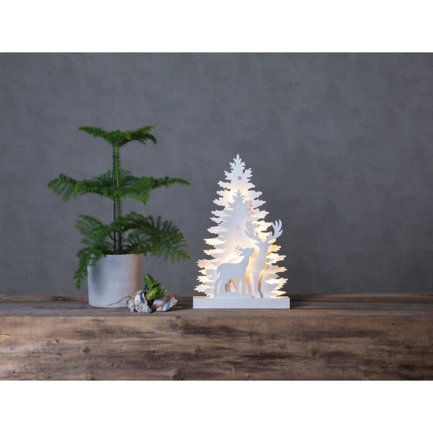 Eglo 410417 - LED Vánoční dekorace FAUNA 10xLED/0,03W/2xAA