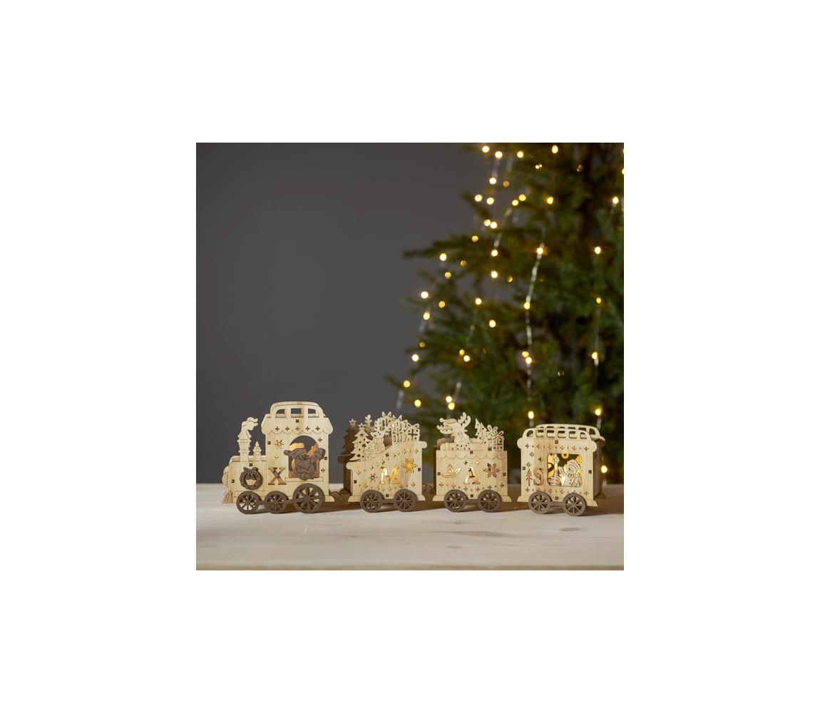 Eglo Eglo 410426 - LED Vánoční dekorace YULETIDE 4xLED/0,06W/2xAA 