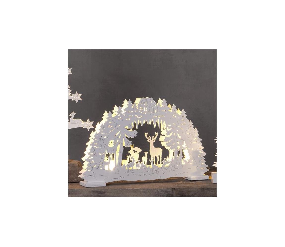 Eglo Eglo 410428 - LED Vánoční dekorace FAUNA 10xLED/0,064W/3xAA 