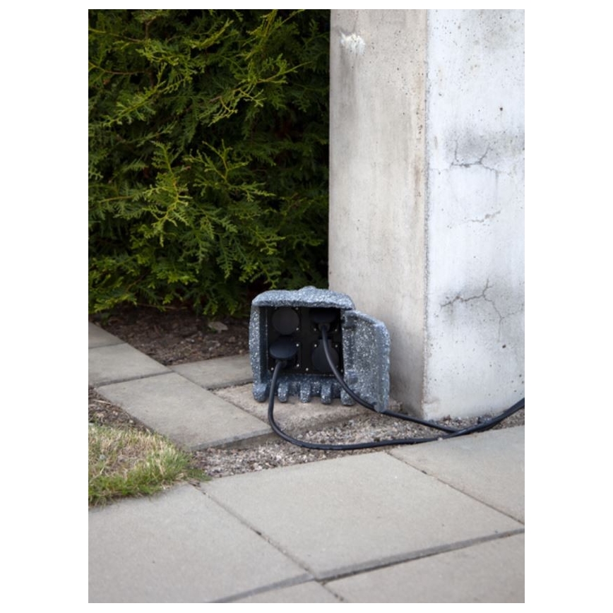 Eglo - Venkovní prodlužovací kabel se 4 zásuvkami 3680W/230V IP44