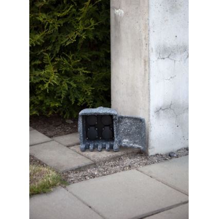 Eglo - Venkovní prodlužovací kabel se 4 zásuvkami 3680W/230V IP44