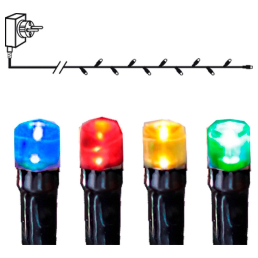Eglo - LED Venkovní  řetěz 80xLED 8m IP44 multicolor