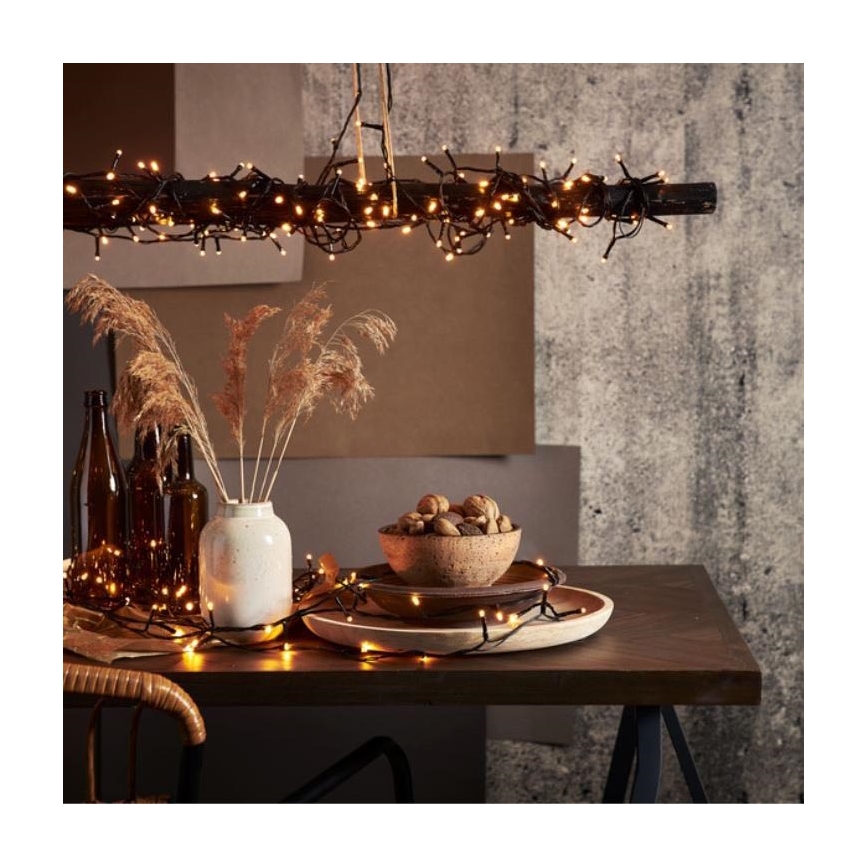 Eglo - LED Venkovní  řetěz 800xLED 21m IP44 teplá bílá