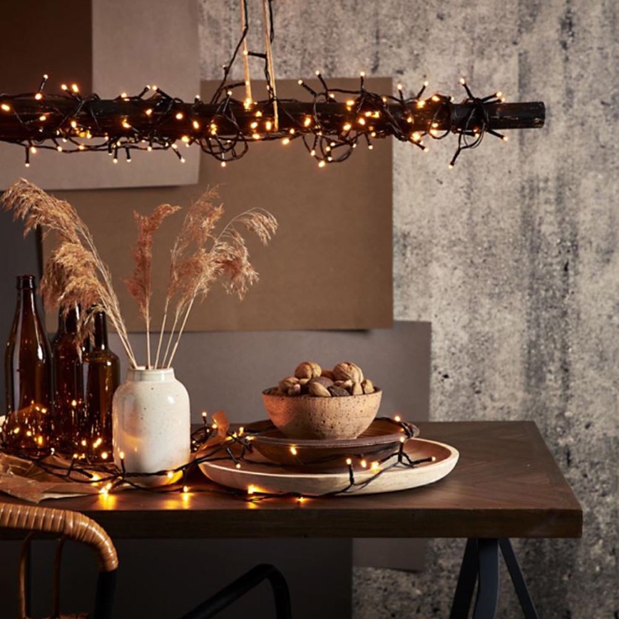 Eglo - LED Venkovní  řetěz 1200xLED 29m IP44 teplá bílá