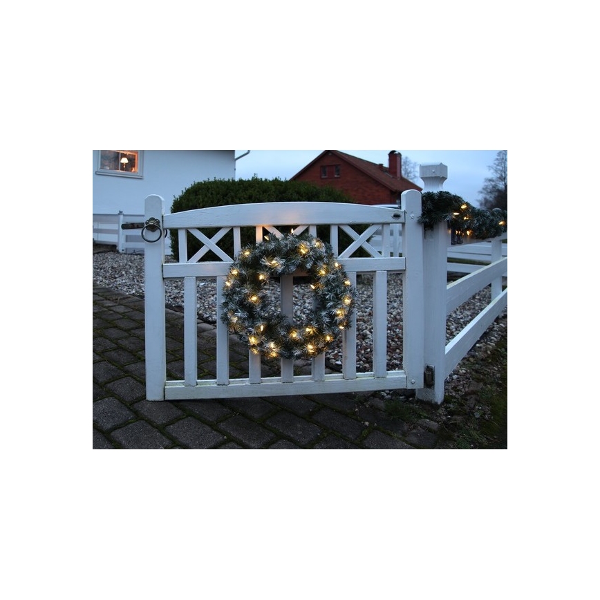 Eglo - LED Venkovní vánoční věnec 30xLED/0,064W/3/230V IP44