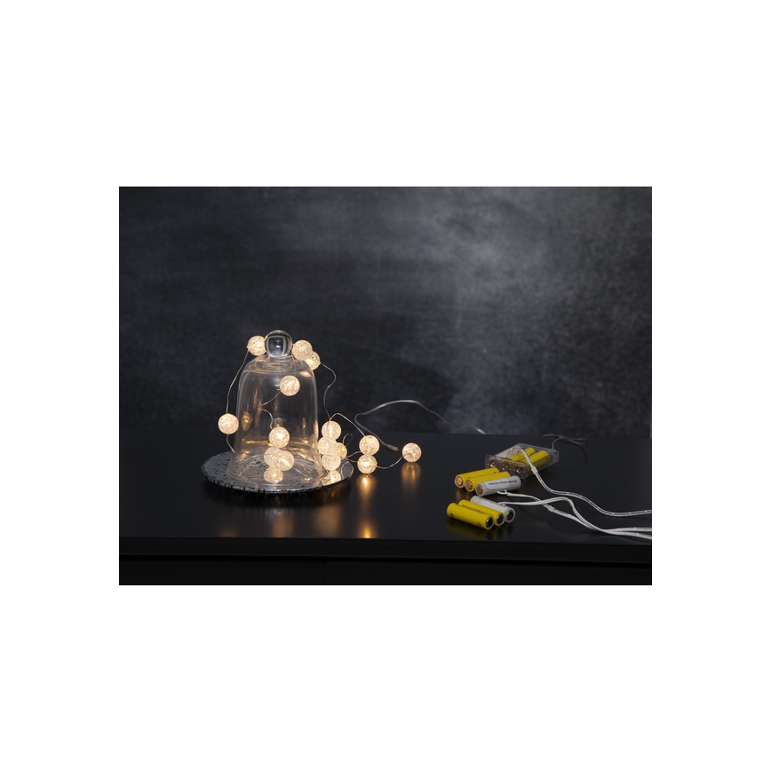 Eglo - LED  řetěz15xLED/3xAA 1,4m