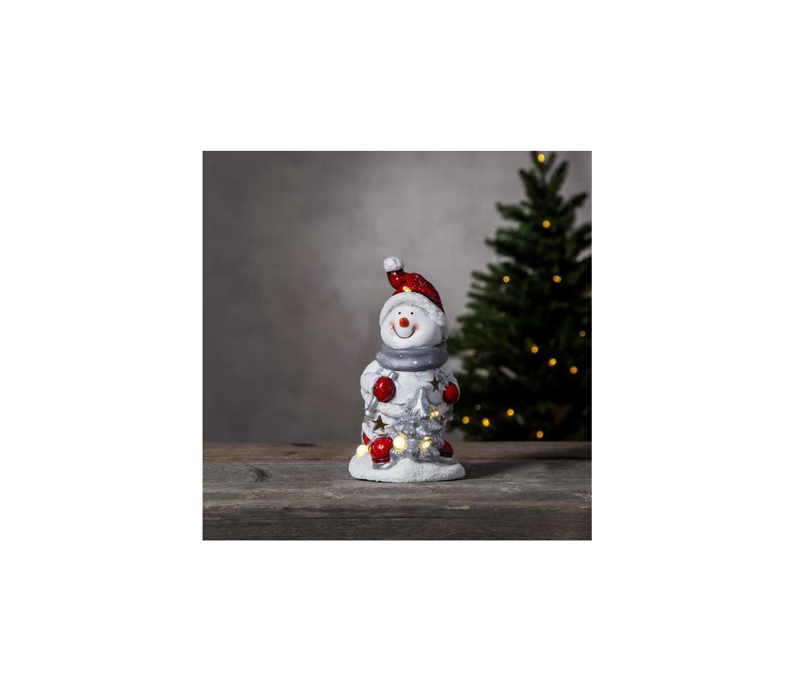 Eglo Eglo 411211 - LED Vánoční dekorace FRIENDS 6xLED/0,06W/2xAAA sněhulák 