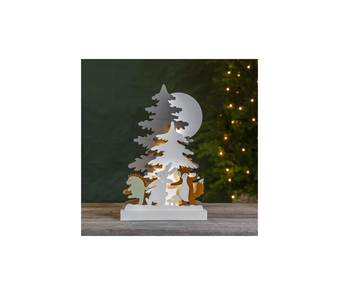 Eglo Eglo 411292 - LED Vánoční dekorace FOREST FRIENDS 10xLED/0,03W/2xAA EG411292