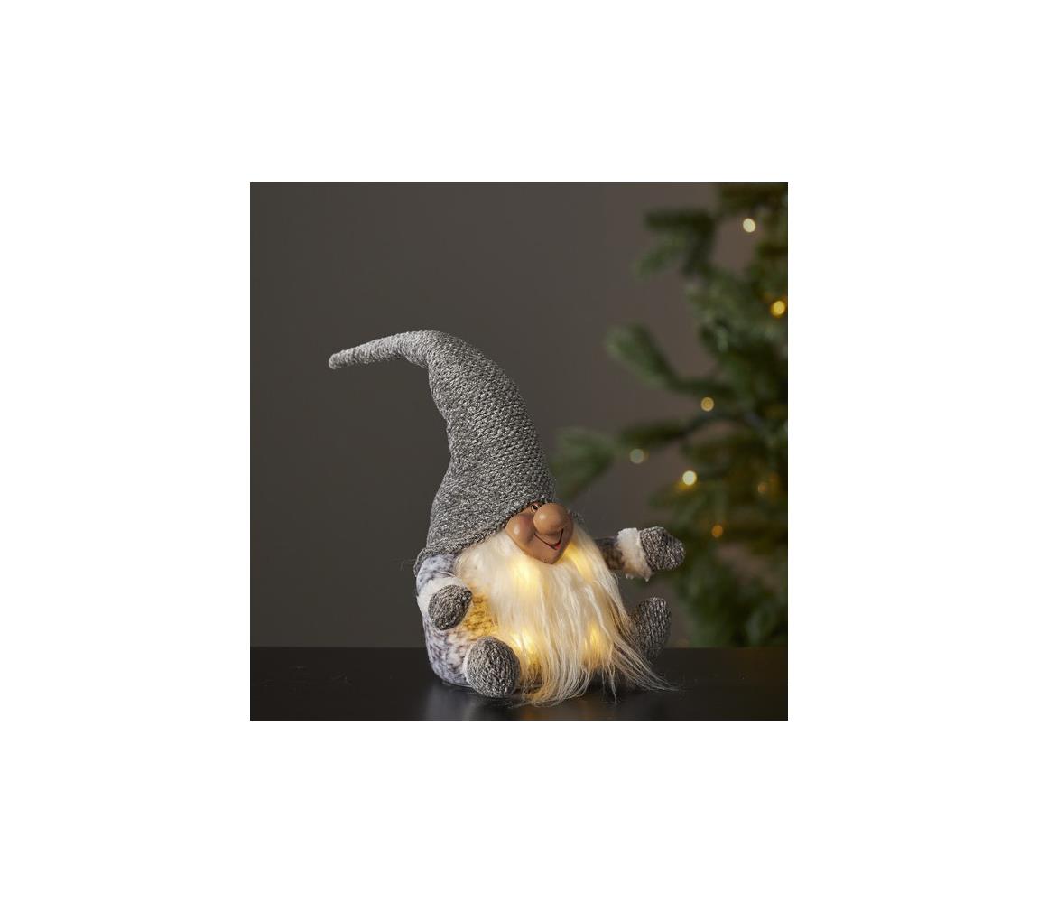 Eglo Eglo 411472 - LED Vánoční dekorace JOYLIGHT 4xLED/0,06W/3xAA šedá 