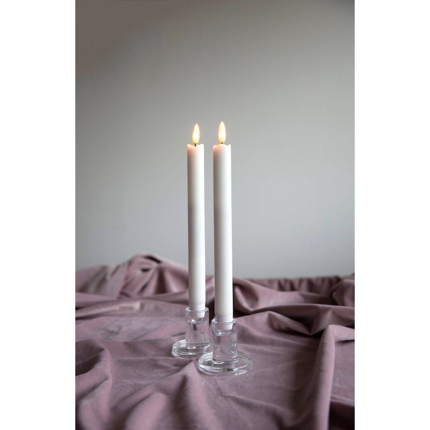 Eglo 411505 - SADA 2x LED Svíčka FLAMME LED/1xAAA bílá