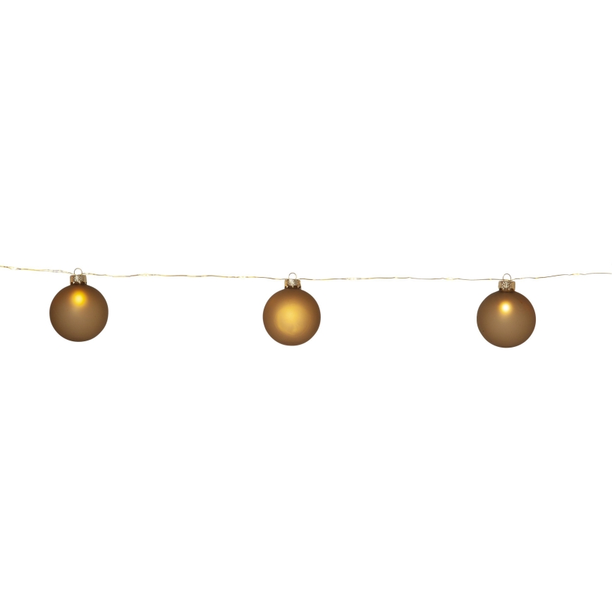 Eglo 411557 - Dekorační řetěz BLISS 22xLED/3xAA 1,6m teplá bílá