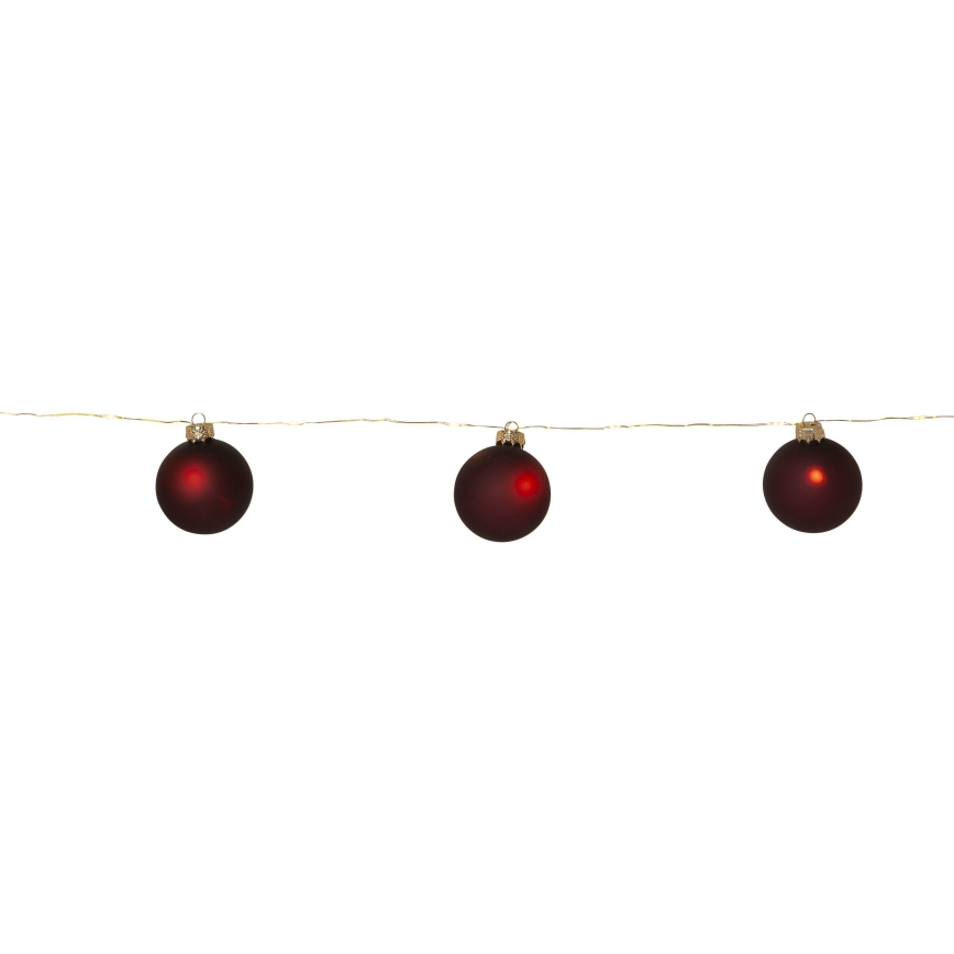 Eglo 411559 - Vánoční řetěz BLISS 22xLED/3xAA 2,6m teplá bílá