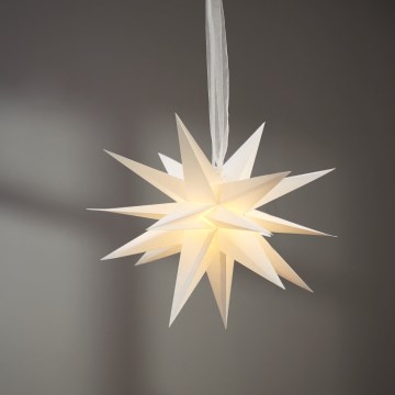 Eglo 411565 - Vánoční dekorace DECEMBER hvězda 35 cm šedá