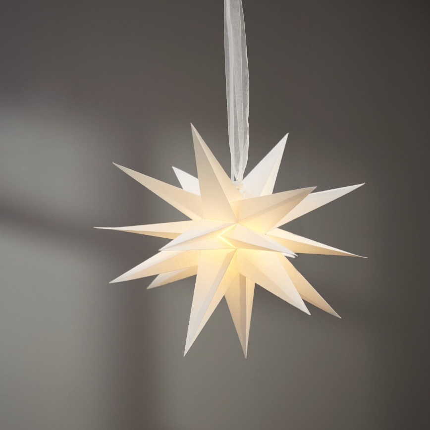 Eglo 411565 - Vánoční dekorace DECEMBER hvězda 35 cm šedá