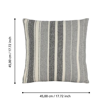 Eglo 420003 - Dekorační polštář CHEVERY 45x45 cm šedá