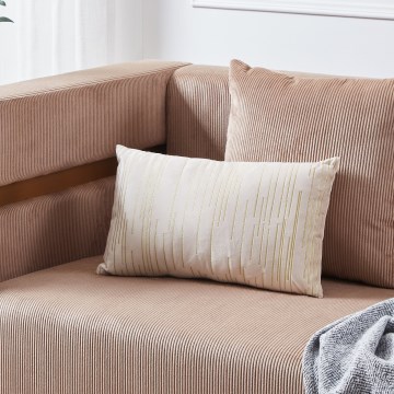 Eglo 420018 - Dekorační polštář CHEVERY 30x50 cm krémová/zlatá