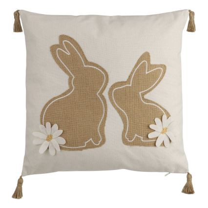 Eglo 420097 - Dekorační polštář CHEVERY 45x45 cm béžová/hnědá