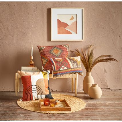 Eglo 420119 - Dekorační polštář CHEVERY 30x50 cm hnědá