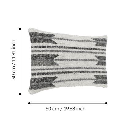 Eglo 420126 - Dekorační polštář CHEVERY 30x50 cm šedá