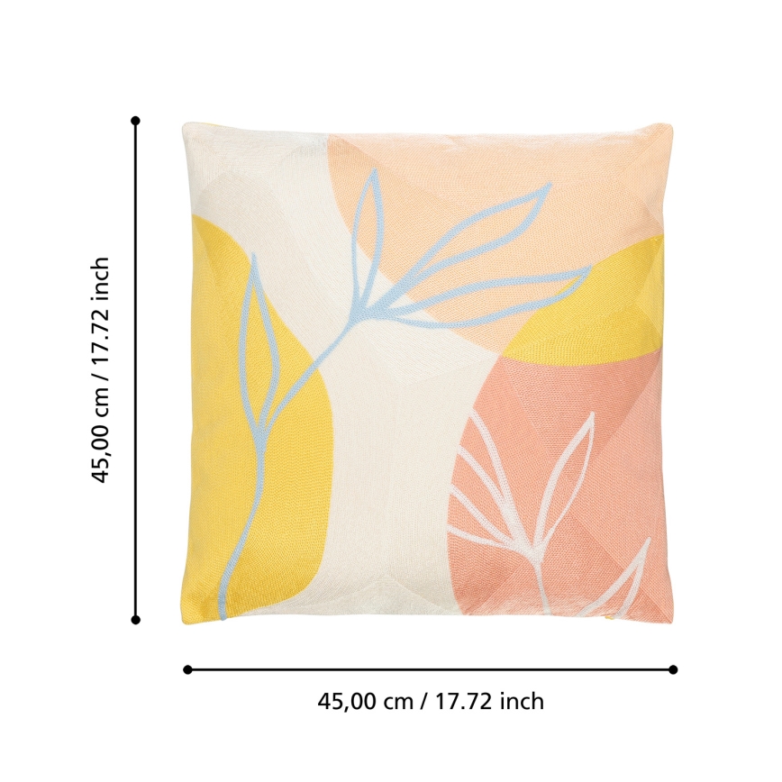 Eglo 420243 - Dekorační polštář BERHALA 45x45 cm pestrobarevná