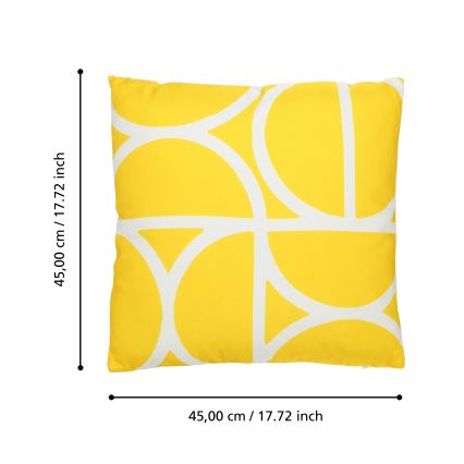Eglo 420248 - Dekorační polštář TSUNAN 45x45 cm žlutá