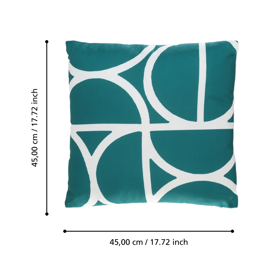 Eglo 420249 - Dekorační polštář TSUNAN 45x45 cm zelená