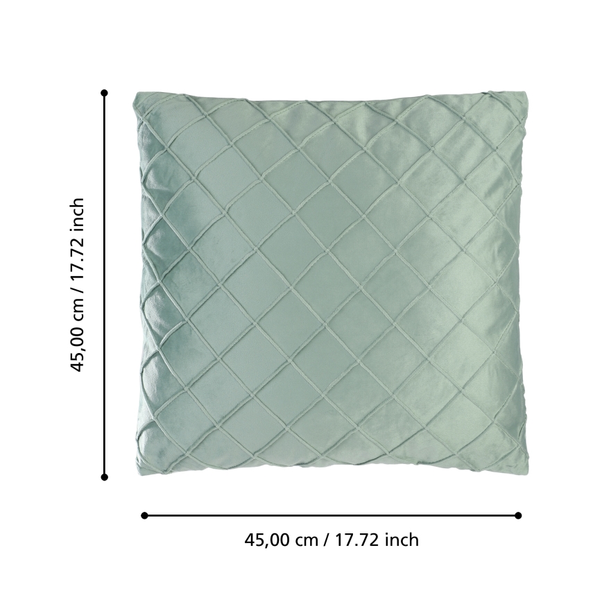 Eglo 420252 - Dekorační polštář SHOURA 45x45 cm zelená