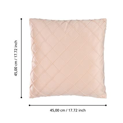 Eglo 420253 - Dekorační polštář SHOURA 45x45 cm růžová