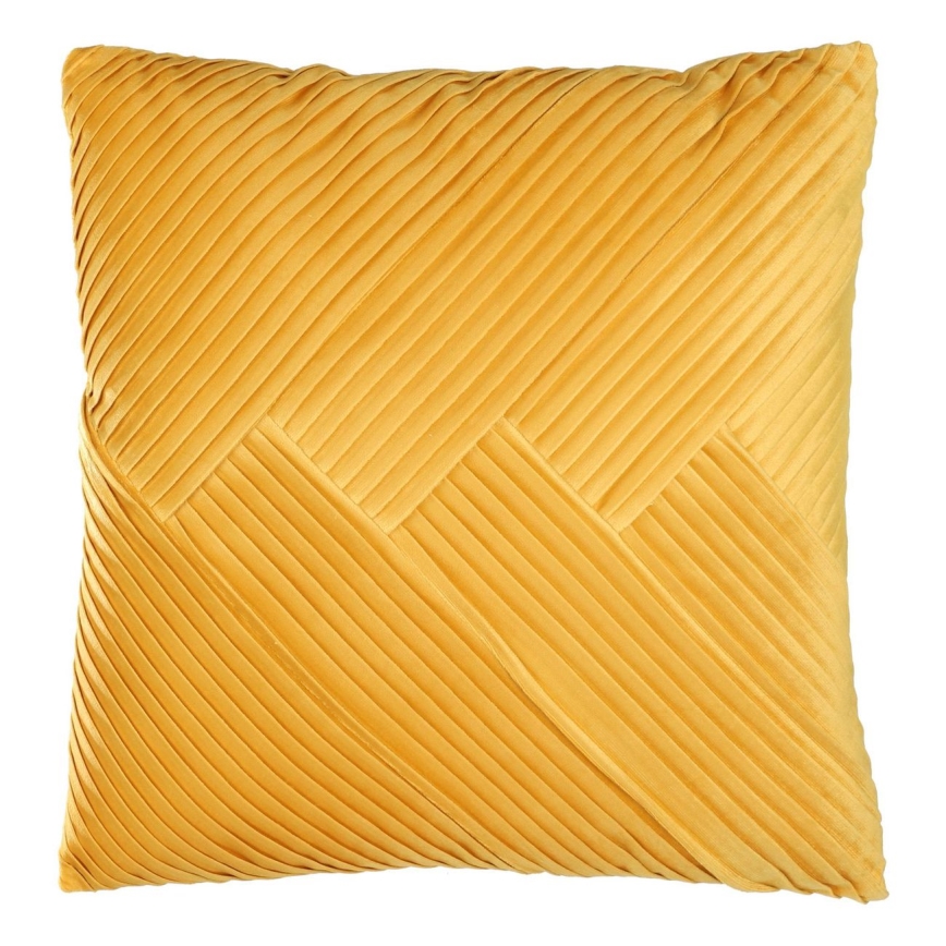 Eglo - Dekorační polštář 45x45 cm žlutá