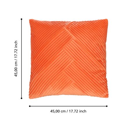 Eglo 420264 - Dekorační polštář SHOURA 45x45 cm oranžová