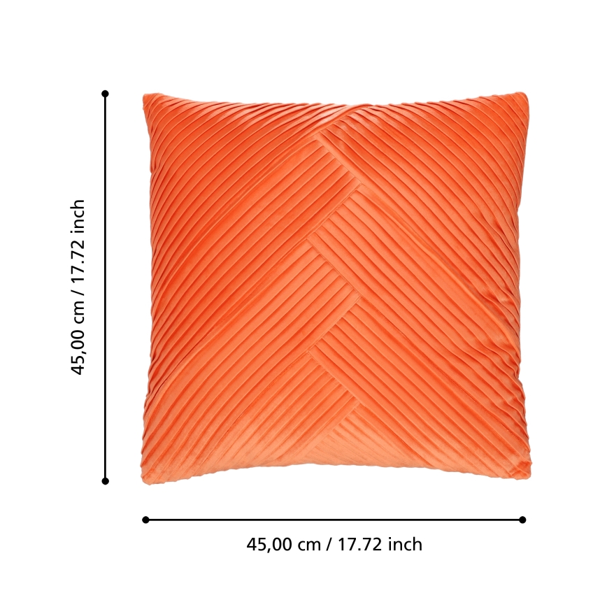 Eglo 420264 - Dekorační polštář SHOURA 45x45 cm oranžová