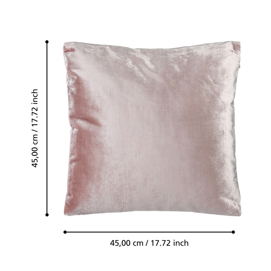 Eglo 420268 - Dekorační polštář SINGU 45x45 cm růžová