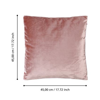 Eglo 420269 - Dekorační polštář SINGU 45x45 cm růžová