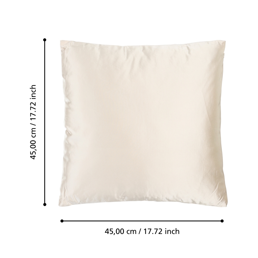 Eglo 420272 - Dekorační polštář KYONAN 45x45 cm krémová