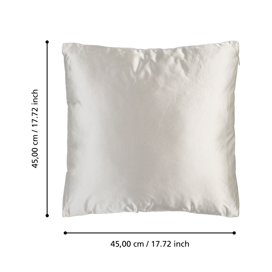 Eglo 420273 - Dekorační polštář KYONAN 45x45 cm šedá