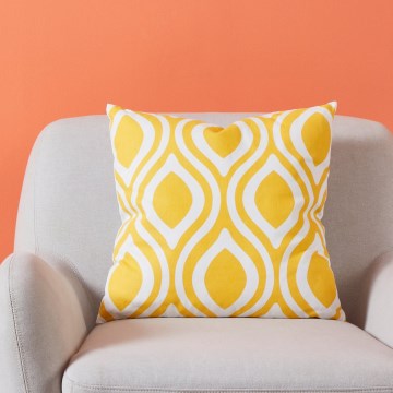 Eglo 420293 - Dekorační polštář CHEVERY 45x45 cm žlutá